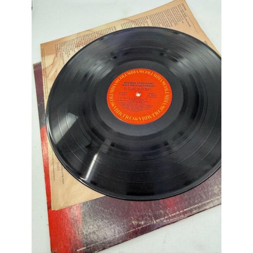 Barbara Streisand & Chris Kristofferson – A Star Is Born 1976 Vinyl Album Record - Picture 6 of 7
